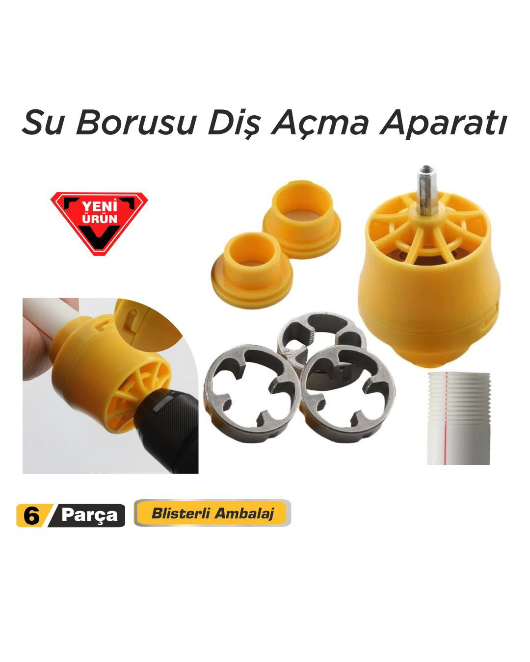 DMAX DMX4761 BORU DISTAN DIS AÇMA APARATI 6 PARÇA